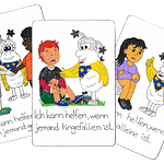 Hilfskarten zum Helfen mit Kindern