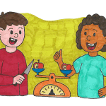 Das große Teil-Duell - Spiel zum Thema Teilen mit Kindern