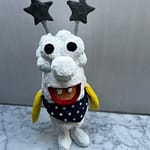 Bastelprojekt mit Kindern: Gipsfigut Wutsch