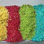 Sinneserfahrung mit Reis: Regenbogenreis