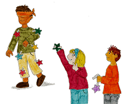 Spiel für Kinder zum Training der Achtsamkeit: Sternenklau