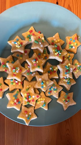 Rezept für Sternenkekse: Tonks Glitzersterne