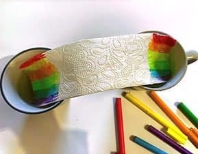 Experiment Regenbogen Wasser 1