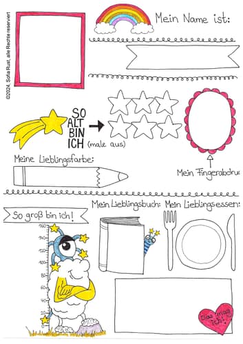 Portfolio-Vorlage: Steckbrief