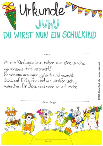 Portfolio-Vorlagen für die Kita