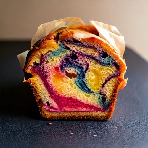Rezept für Regenbogen-Muffins von Tonk