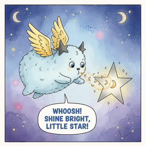 KI-generiertes Bilderbuch-Bild mit Nano Banana