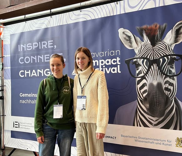 Hannah und Sofia auf dem Bavarian Impact Festival