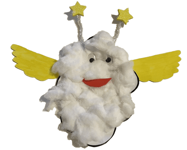 Wompets basteln mit Watte