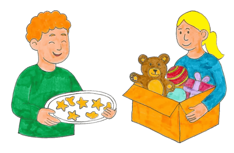 Werte unterm Weihnachtsbaum: Teilen